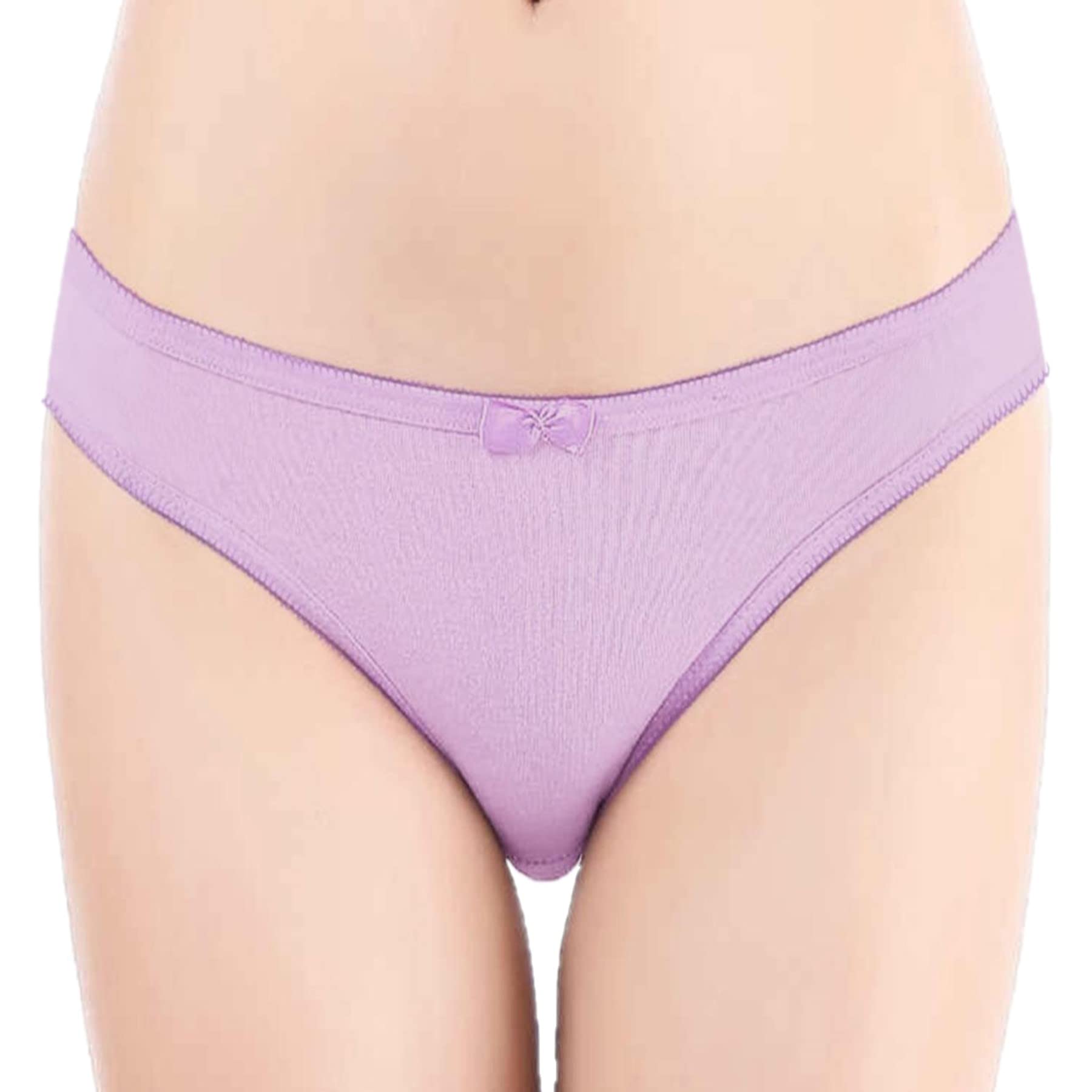 Vearz Women's Pastel (3 Pack) Cotton Bikini Briefs Pants Knickers Underwear Uk 10-12 (34"-36" Hips),