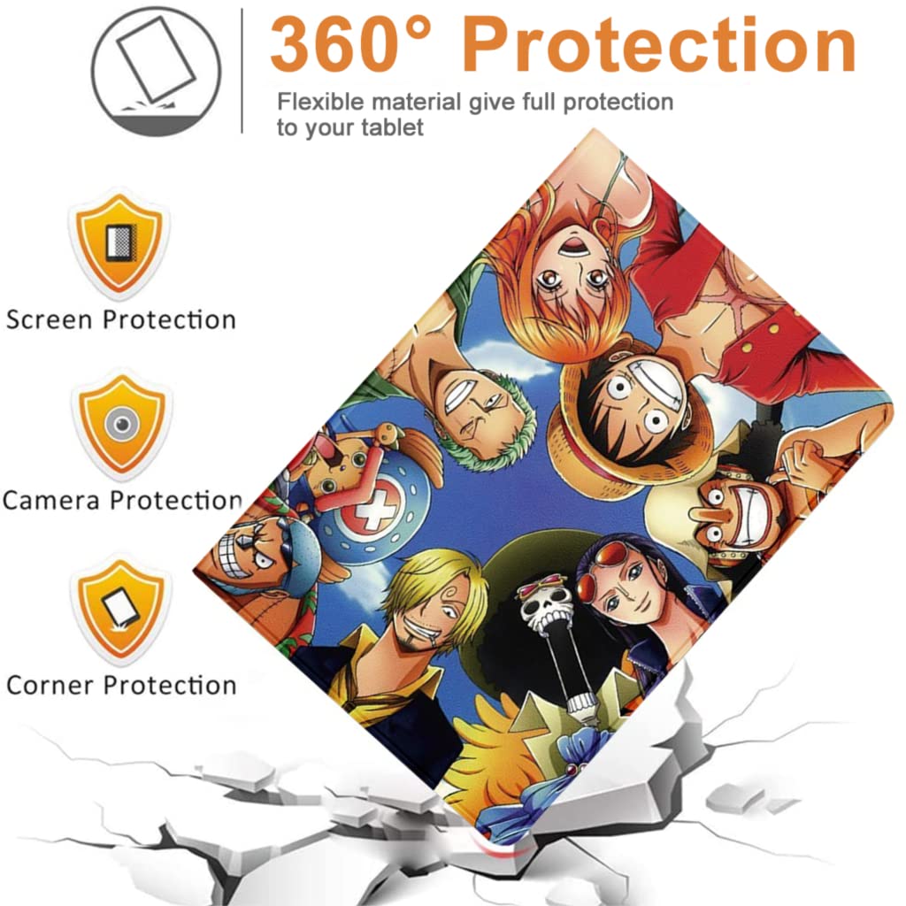 Tablet Case Anime One Piece Zoro Luffy Pattern for Apple iPad Air