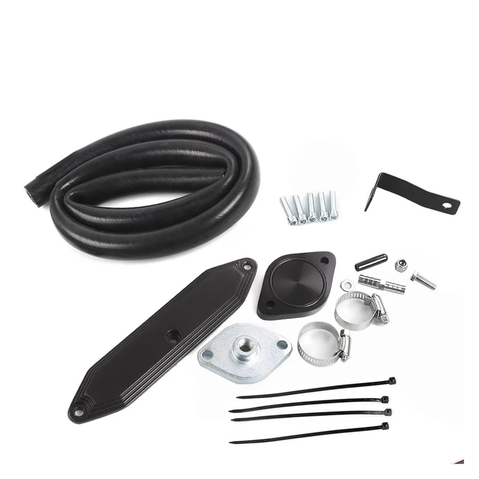 EGR Valve Coolant Cooler Kit Set for for F250 for F350 2011-2019 6.7L Powerstroke Diesel Black EGR Valve Exaust Gas Recirculation Valve