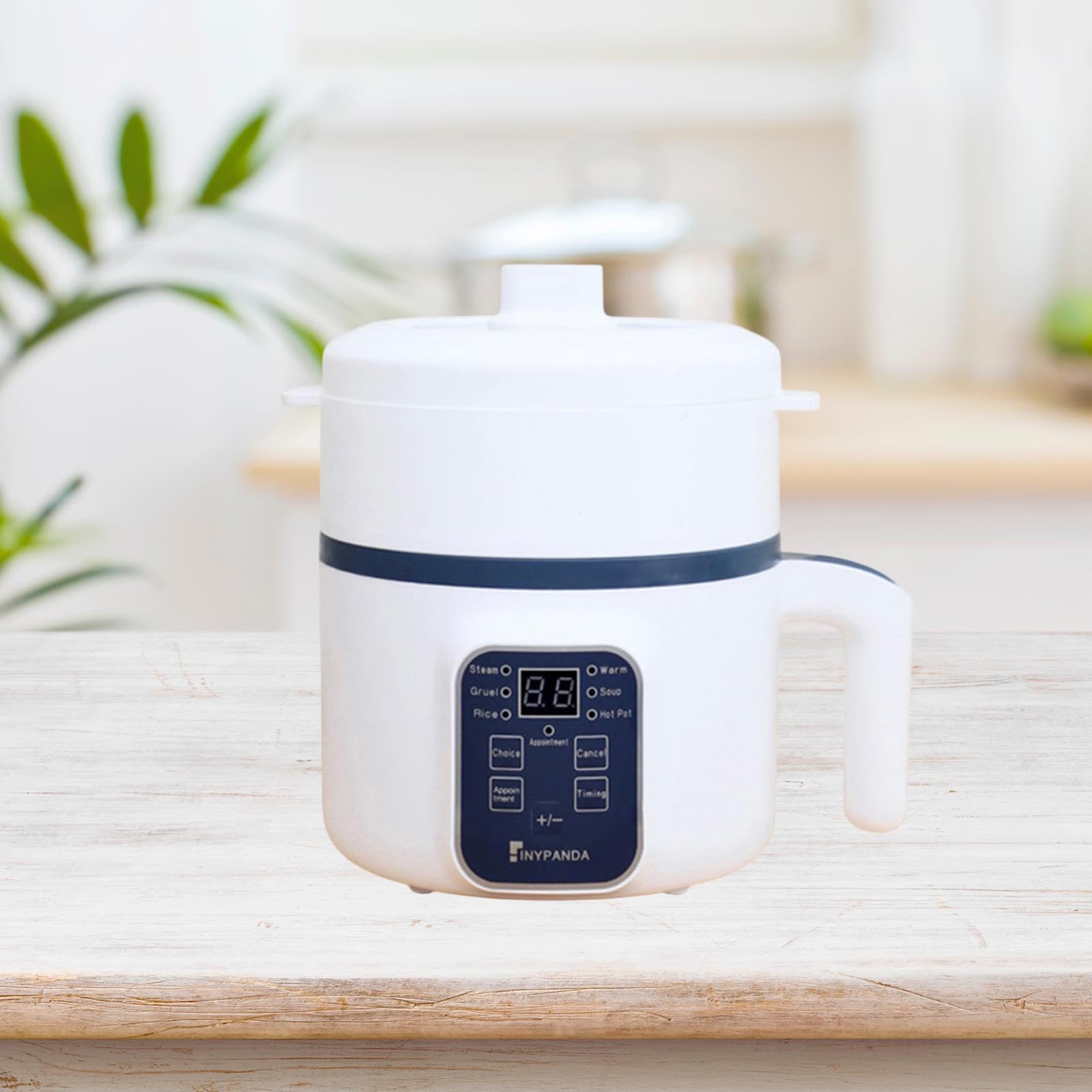 Electric Hot Pot Household Easy to Use Lazy Pot for Shabu Shabu Eggs Oatmeal with Steamer-image-23