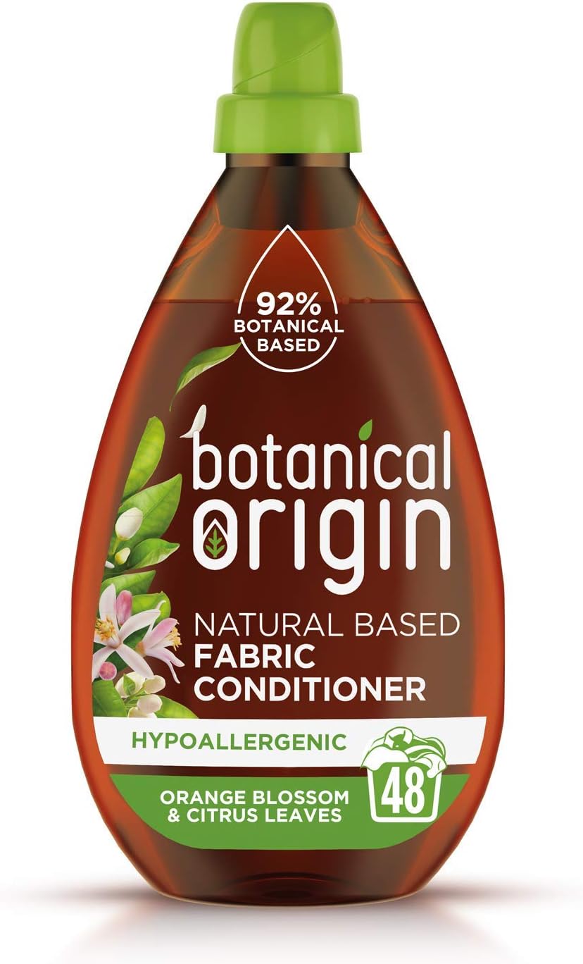 Botanical Origin Concentrated Eco Fabric Conditioner, Orange Blossom & Citrus Leaves, 960 ml