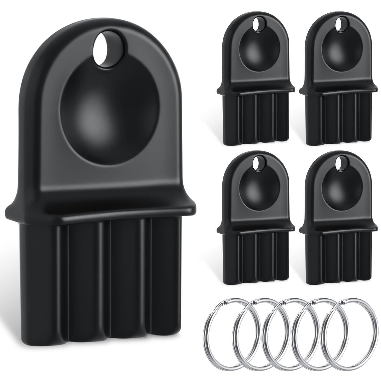 Geelin 5 Pcs Paper Towel Dispenser Key, Universal Replacement, Black