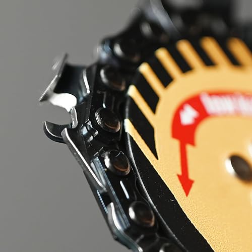 Miniatura 9 de 3 cadenas de sierra de poste de 8 pulgadas para Sun Joe SWJ800E SWJ806E SWJ802E, cadena de repuesto de 8 pulgadas para WEN 4019-38 pulgadas - 0.050