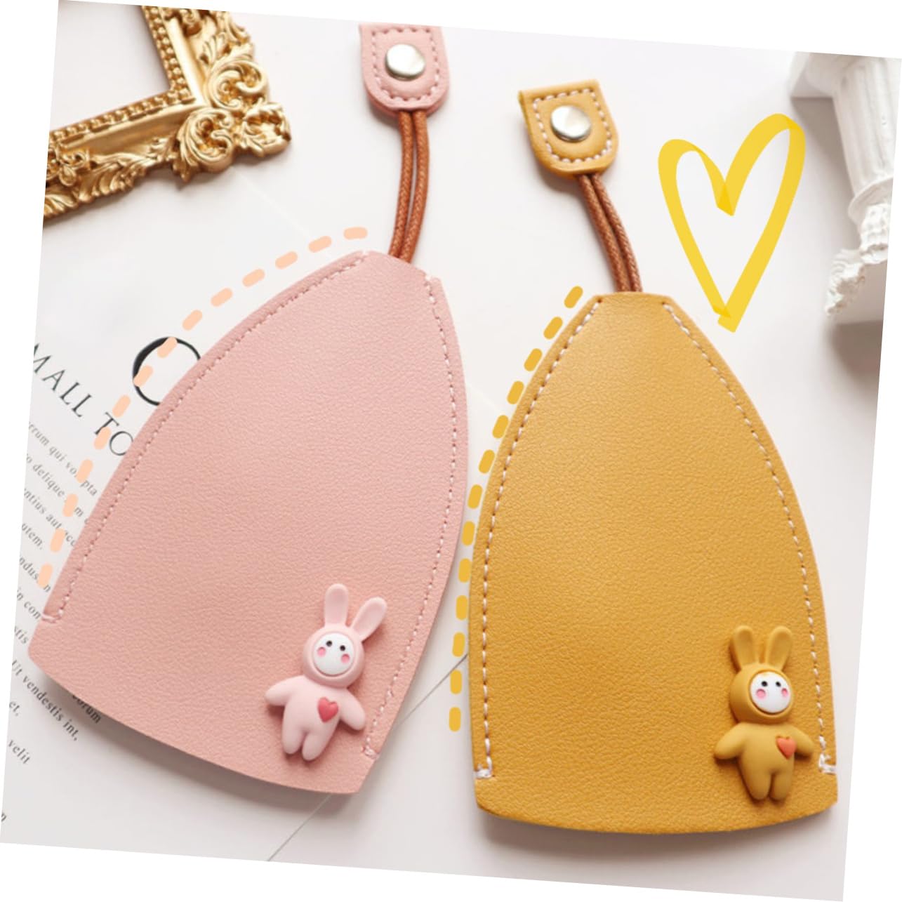 SOLUSTRE 12piezas Funda De Llaves De Coche De para Mujer De Elegante y Diseño y Resistente para Almacenamiento Seguro