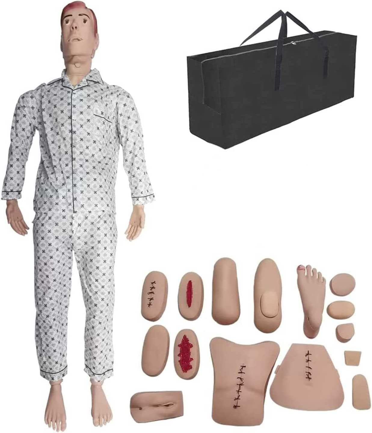 Realistic Human Manikin Multifunctional Patient Care Skills