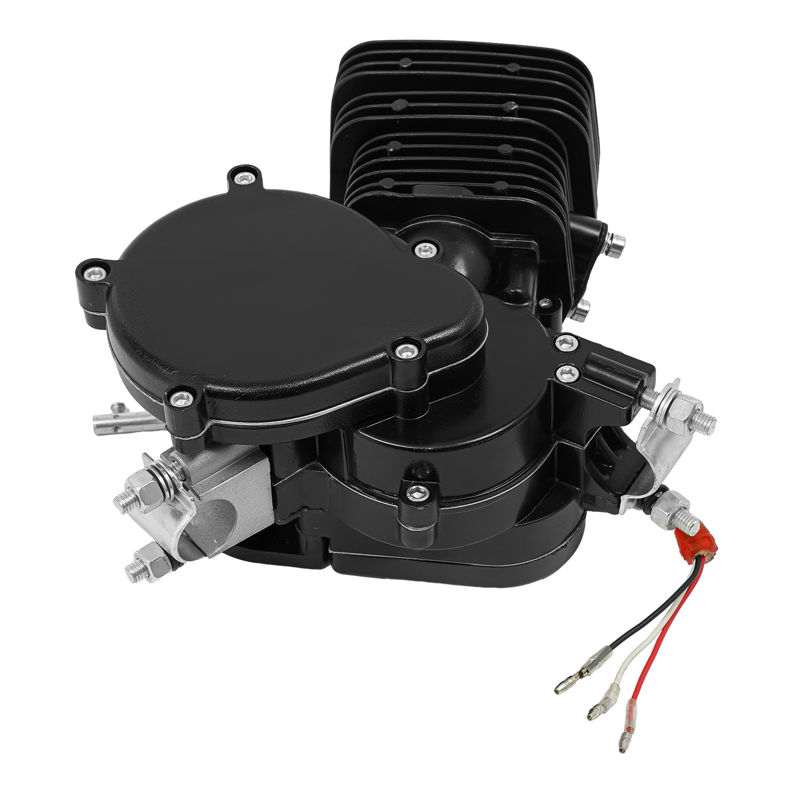 Mini moteur à essence 110 cc - 2 temps monocylindre - Refroidi par air - Carburateur - Démarrage à pédale - Moteur à essence pour Pocket Bike Dirt Bike ATV Quad