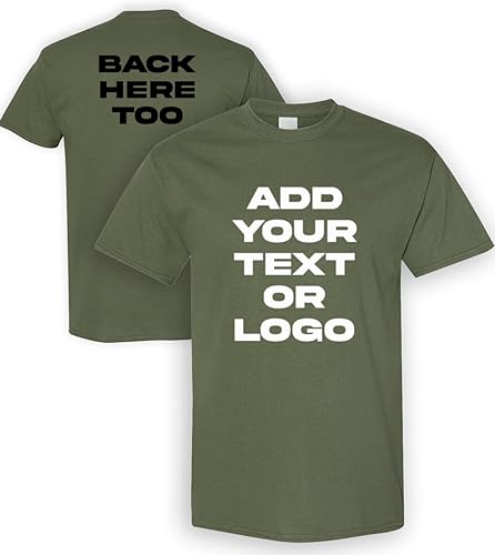 Kolossus Camisetas personalizables de manga corta unisex, camisetas personalizadas con logotipo, foto o texto.