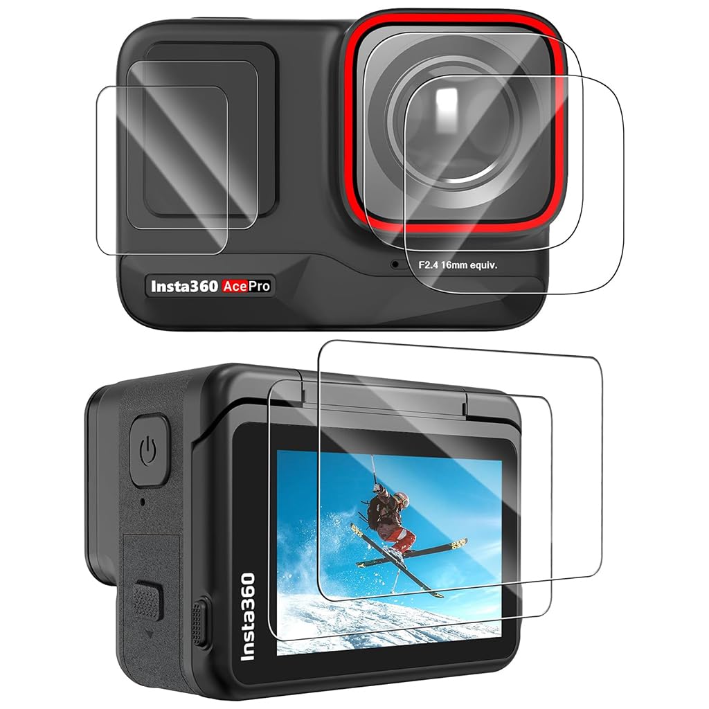 ZORBES® Screen Protector for Insta360 Ace Pro, 3Pcs Tempered Glass Screen Protector & Lens Protector, 9H Hardness Ultra HD Lens Protector LCD Screen Protector for Insta360 Ace Pro, No Insta360 Ace Pro (B0CP9DGQ8P) Amazon Price History, Amazon Price Tracker