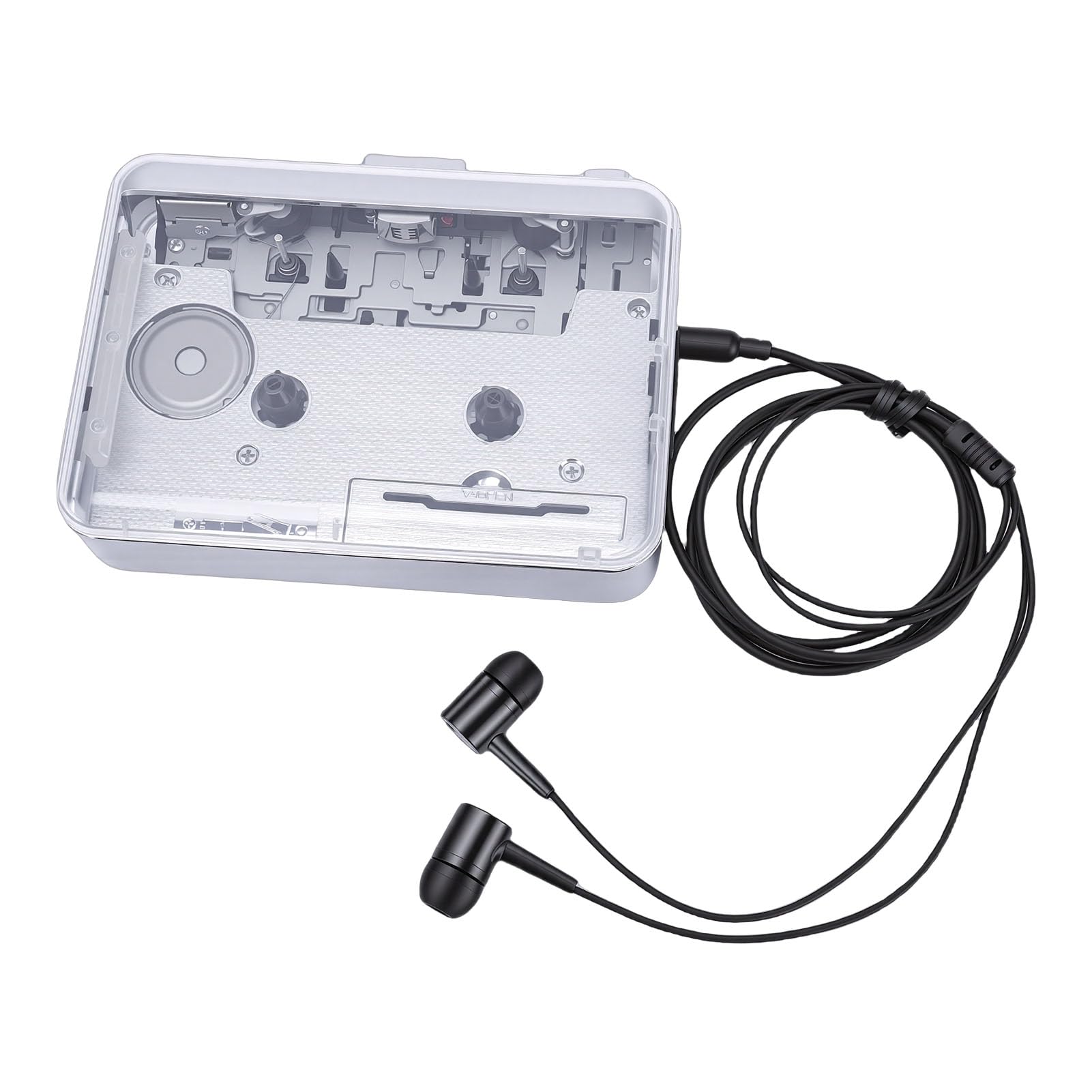 Generic Lettore di Cassette Convertitore USB da Cassetta a MP3 Portatile con Doppi Altoparlanti per Amanti della Musica, Funzionamento Semplice per Godersi L' Stereo
