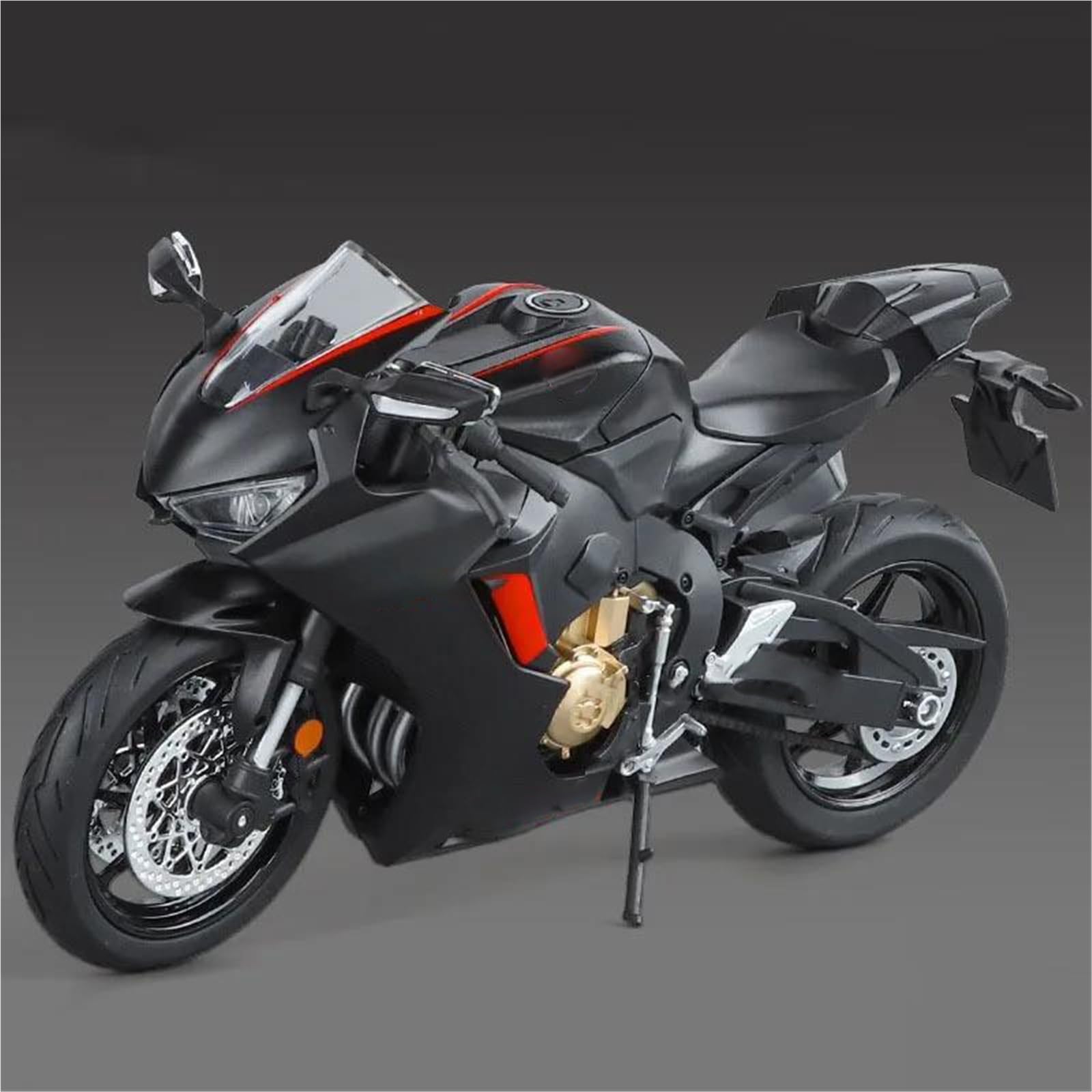 Modelo de Juguete Mini Moto Serie 1/9 para Honda CBR 1000RR Modelo De Coche Juguete Regalo(Nero)