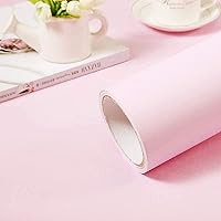 Vista 10 de practicalWs Papel tapiz rosa autoadhesivo, con película adhesiva, fácil de aplicar, pelar y pegar, papel tapiz para pegar, revestimiento de estante