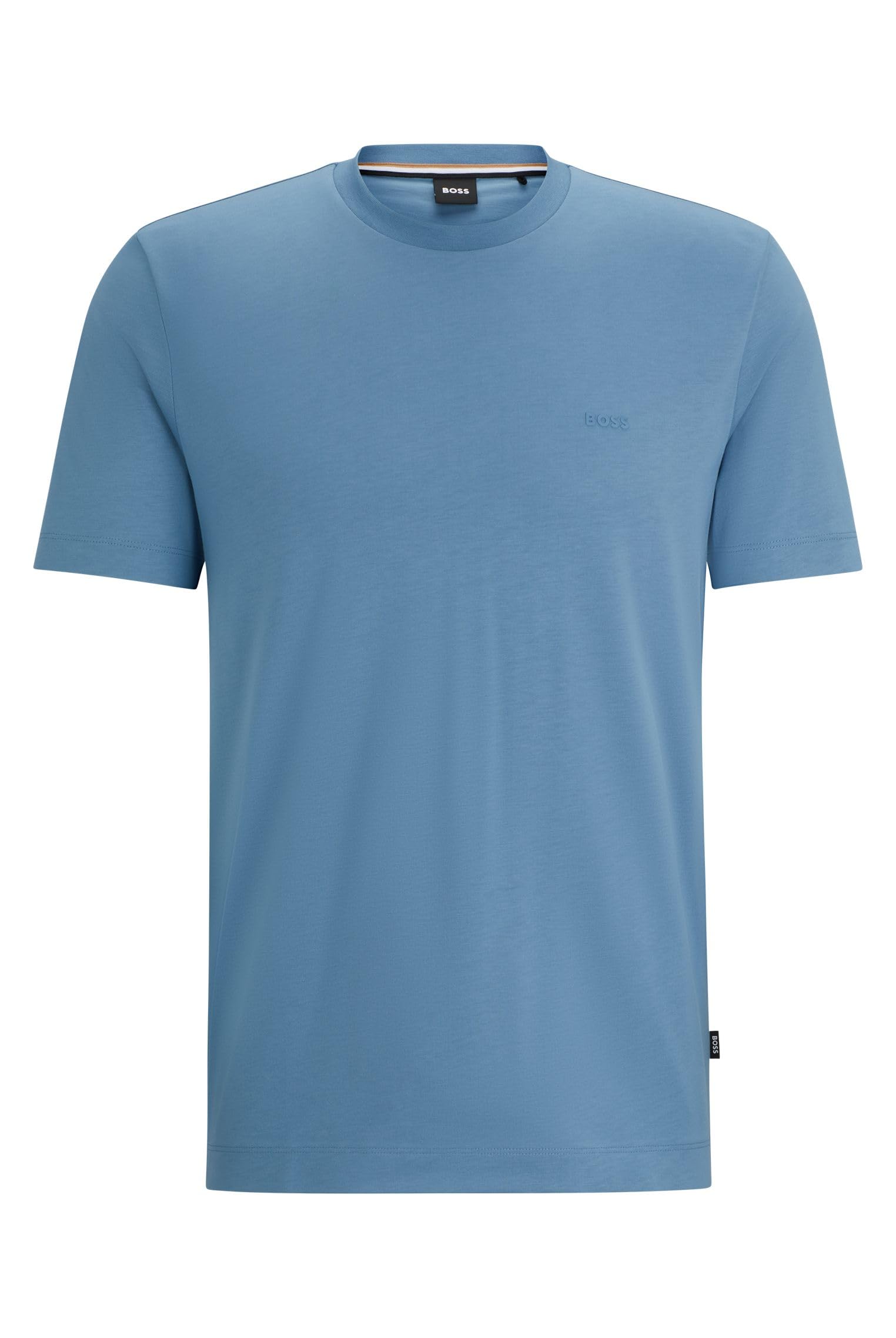 BOSS Mens Thompson 01 Cotton-Jersey Logo T-Shirt in a Regular fit