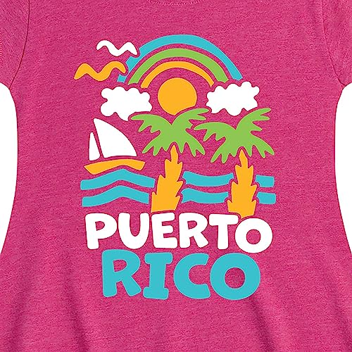 Instant Message - Puerto Rico - Toddler & Youth Girls Fit & Flare Dress2