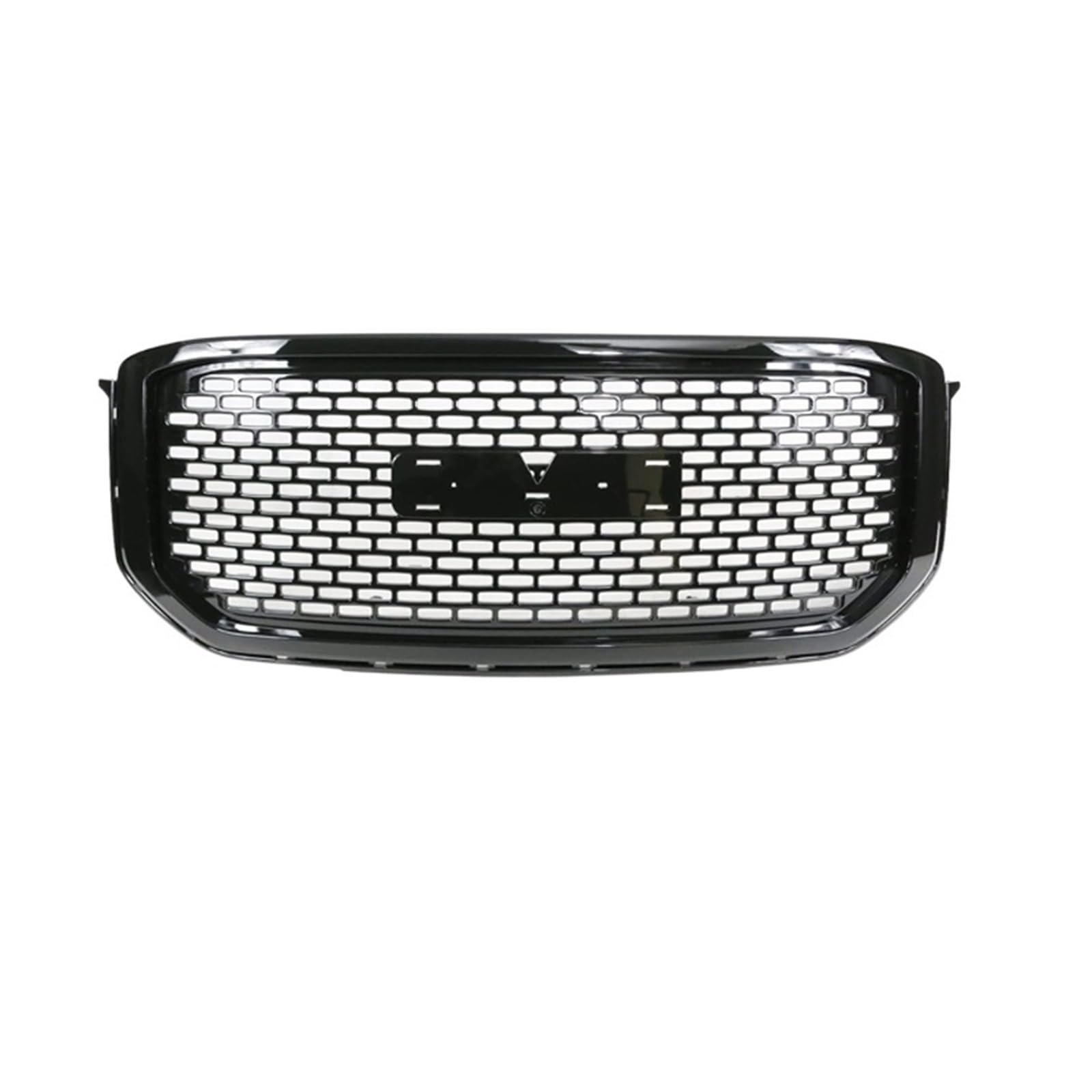 1pc Kindey Grille Compatible For GMC YUKON Front Mumper Mesh Grills Gloss Black Radiator Grille 2015-2018