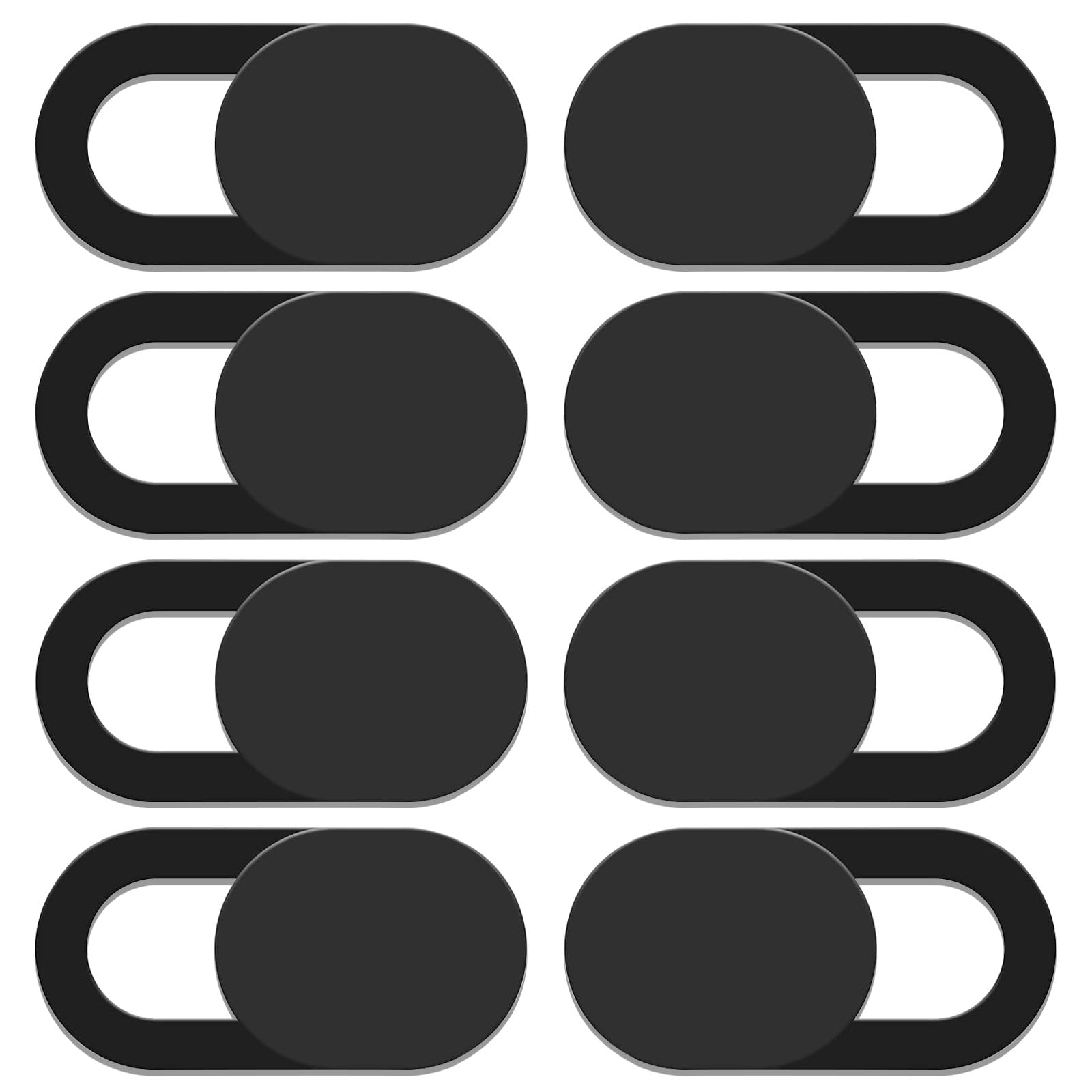 lululeague Webcam Cover, Ultra Thin, Protects Privacy, 8 Pack, Compatible with Personal Computer, Smartphone, Laptop