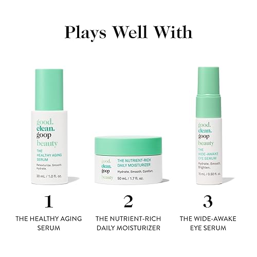 Miniatura 8 de good.clean.goop Beauty The Fruit Exfoliante facial  Exfoliante facial suave para suavizar la textura de la piel  Ácido glicólico AHA, exfoliante de