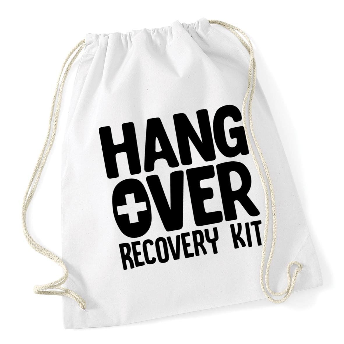 Hippowarehouse Hangover Recovery Kit Drawstring Cotton School Gym Bag 37cm x 46cm, 12 litres
