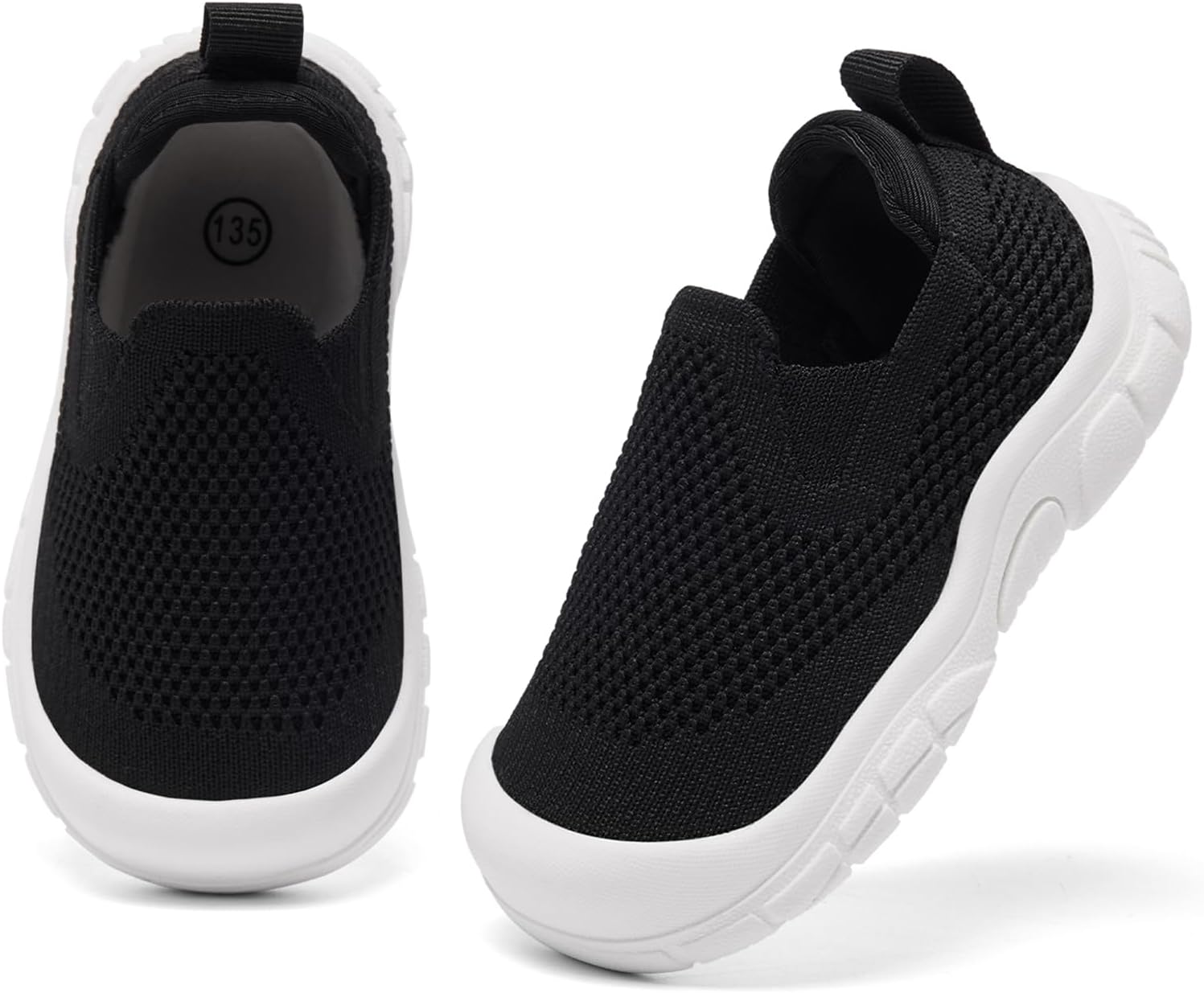 Toddler Slip On Shoes Baby Boy Girl Socks Non-Slip Breathable Infant Wide Slippers First Walking Sneakers