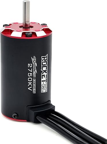 Miniatura 9 de Surpass RC Motor supersónico sin escobillas 3665 2200kv, 4 polos y sensor de temperatura integrado motor y puerto de sensor para 110 vehículo RC