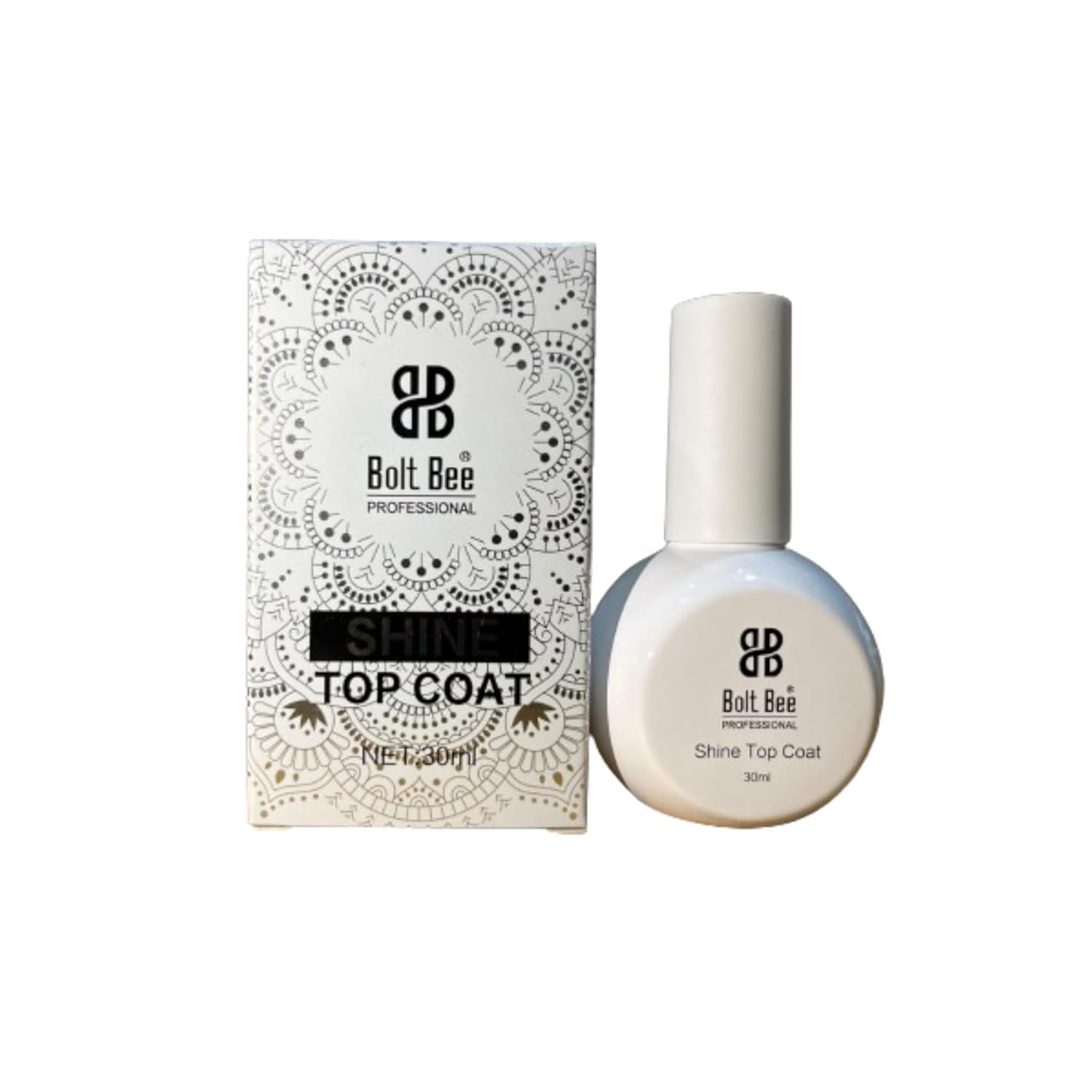 BOLT BEE Soak Off UV LED Gel Nail Polish No Wipe Top Coat 30ML