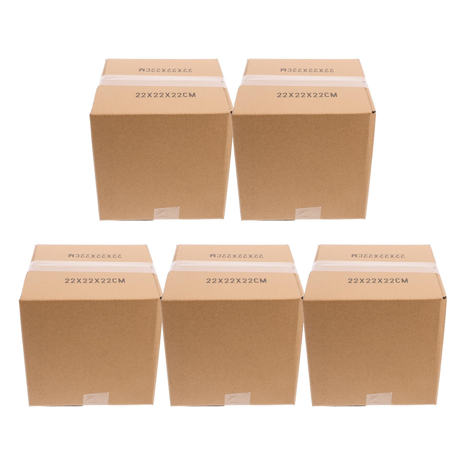 Robuste Quadratische Verpackungskartons Braun Papier