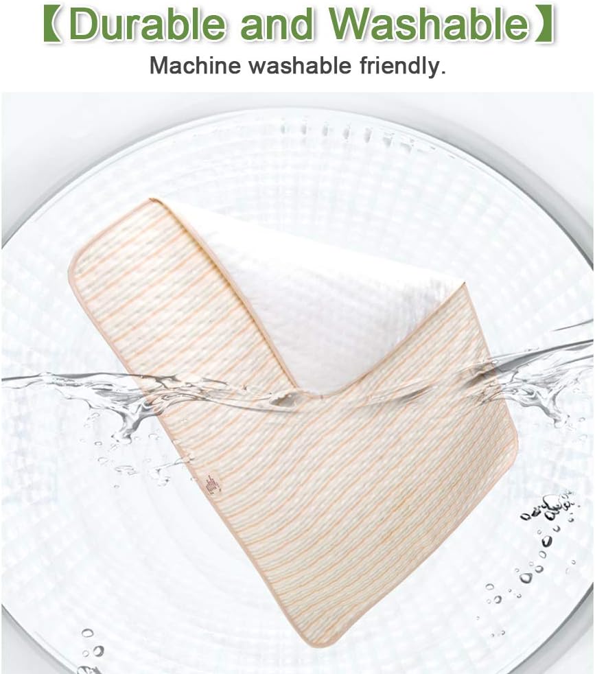 Waterproof Baby Bed Pad Maveek 47.2'' x 27.6'' Baby Organic Mattress Pad Bamboo Blanket Toddler Bed Sheet Protector Reusable High Absorbent Mattress Protector Baby Diaper Changing Pad : Baby