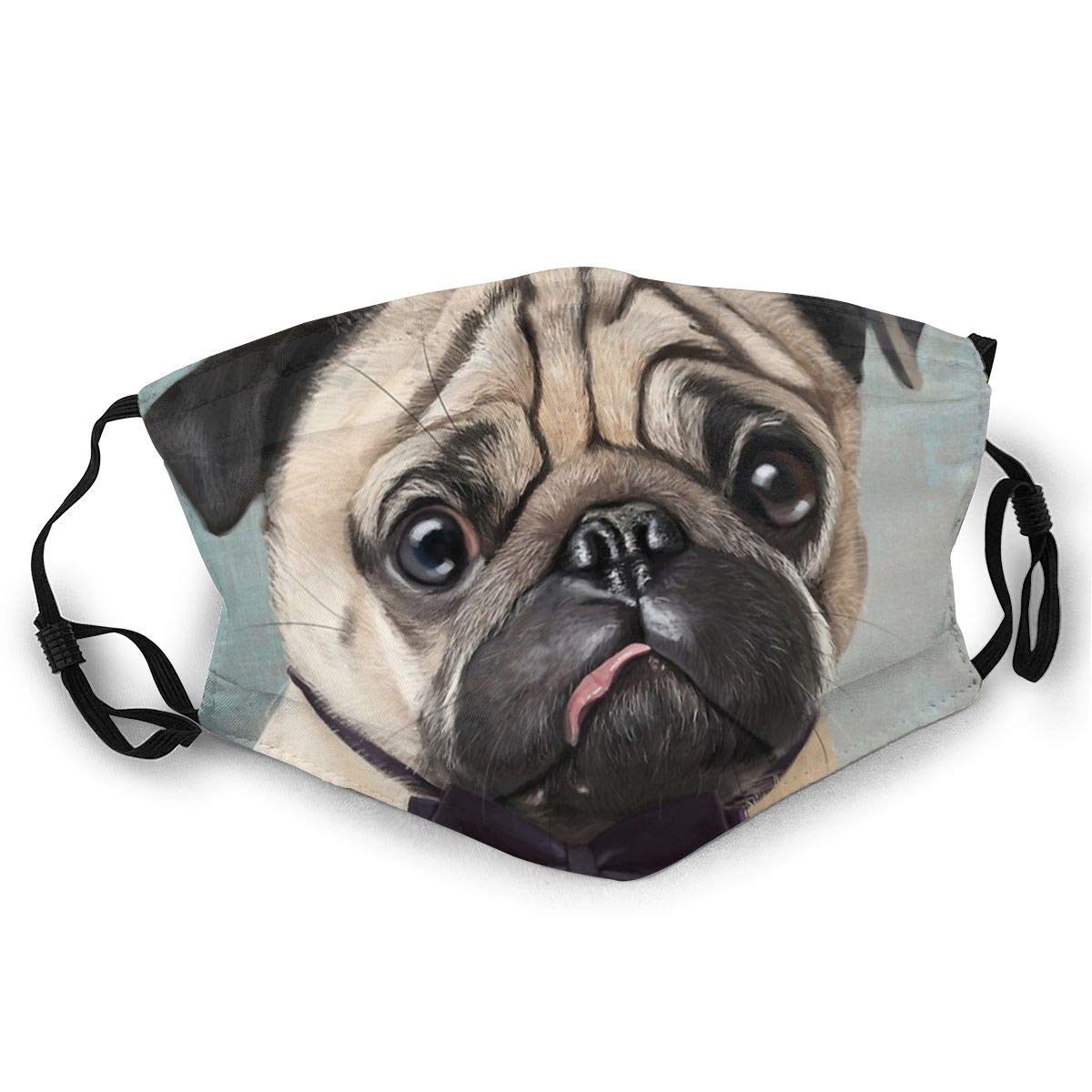 LucaSng Andrews-GL Comfortable Face Mask Mr Pug Sun-Proof Fashion Bandana Headwear for Fishing