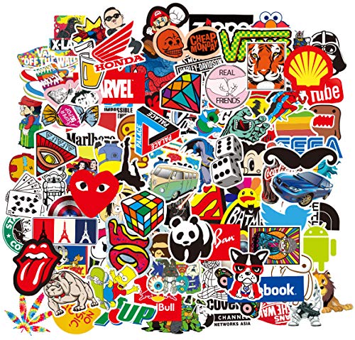 Water Bottle 100 Stickers Laptop Stickers Pack 100 Pcs Decals for Water Bottle