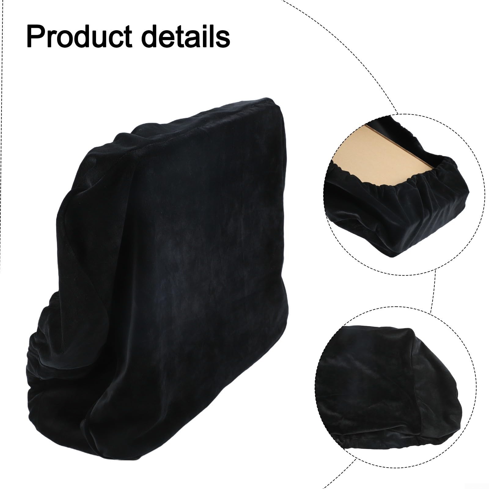 Zilimontt Housse de protection anti-poussière pour tourne-disque, 43 x 33 x 13 cm, en élasthanne, imperméable, adaptée pour tourne-disque vinyle, AT-LP120XUSB, housse de protection résistante aux