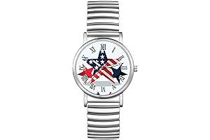 American Flag Stretch Watches For Patriotic Men and Women