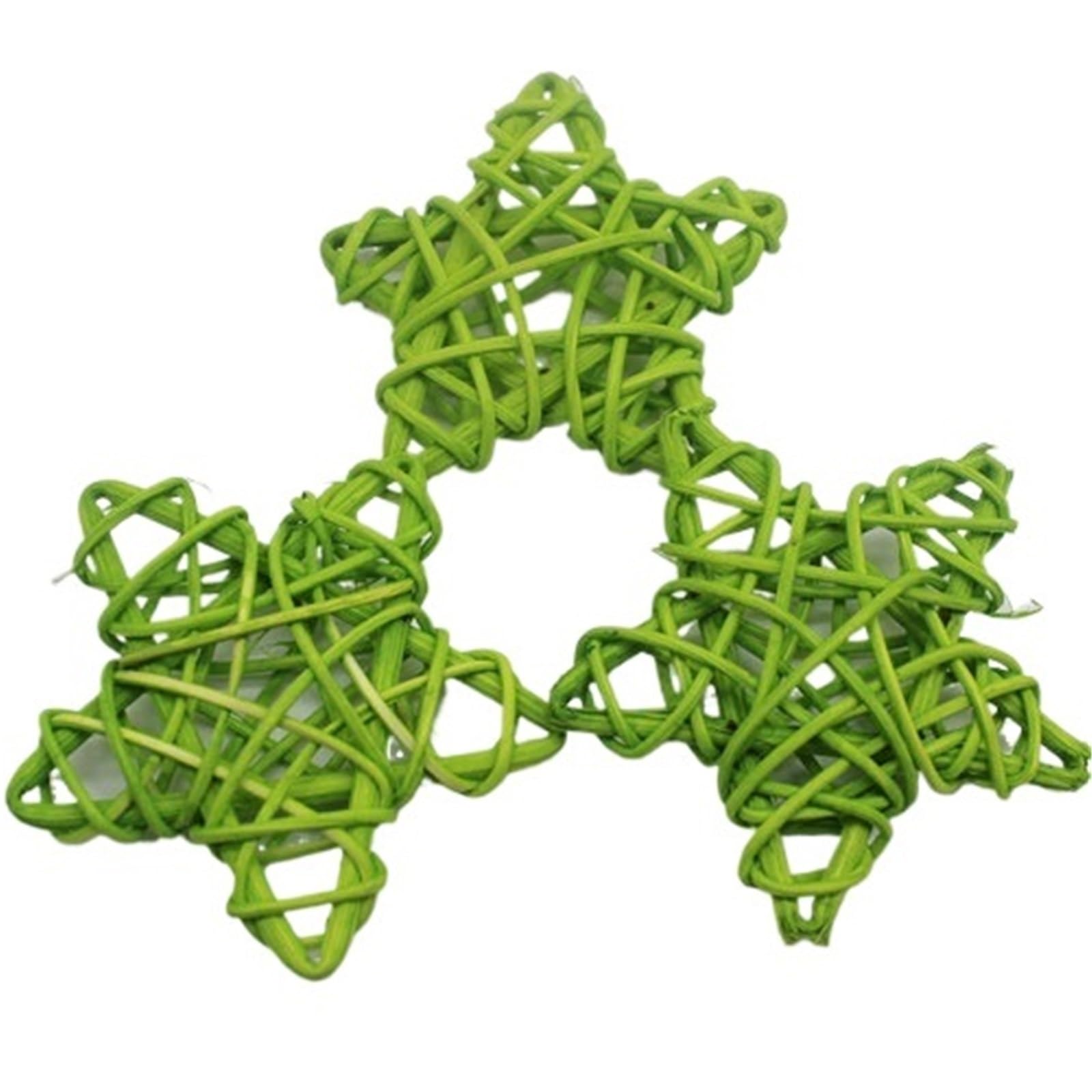 ZUXWUX 20PCS Rattan Star Ornaments For Birthday Wedding Party Decor