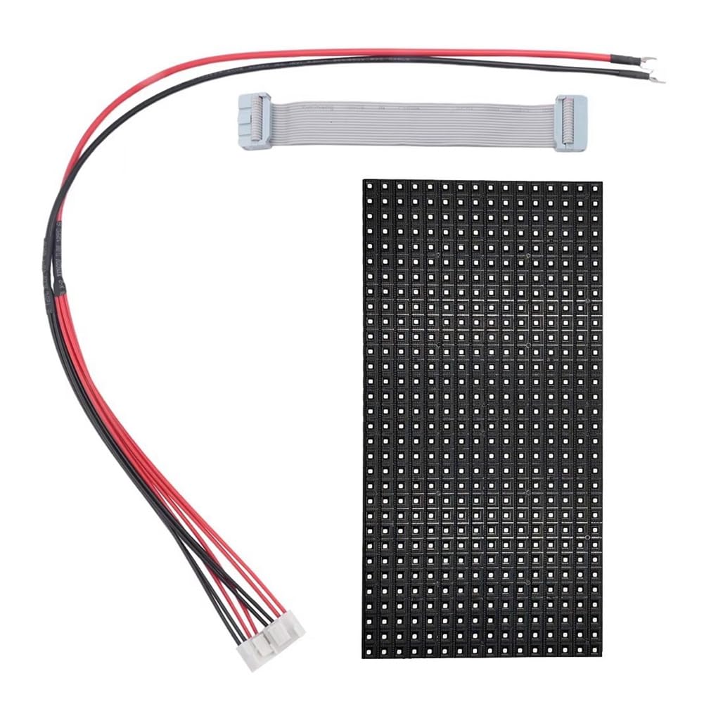 2 Pezzi P10 Modulo LED per Esterni A Colori Completi HUB75 SMD3535 32x16 Pixel Pannello Display LED 320x160mm 1/4S Driver
