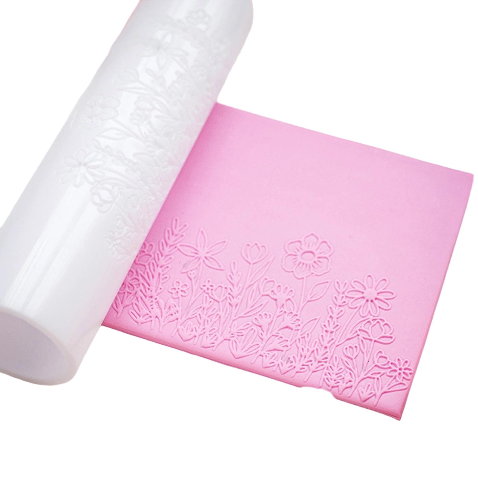 HDOYTXXM Clay Embossing Roller for Earrings Elegant Jewelry Crafting Accessories Practical Texture Sheet Rolling Pin Clay Textured Roller