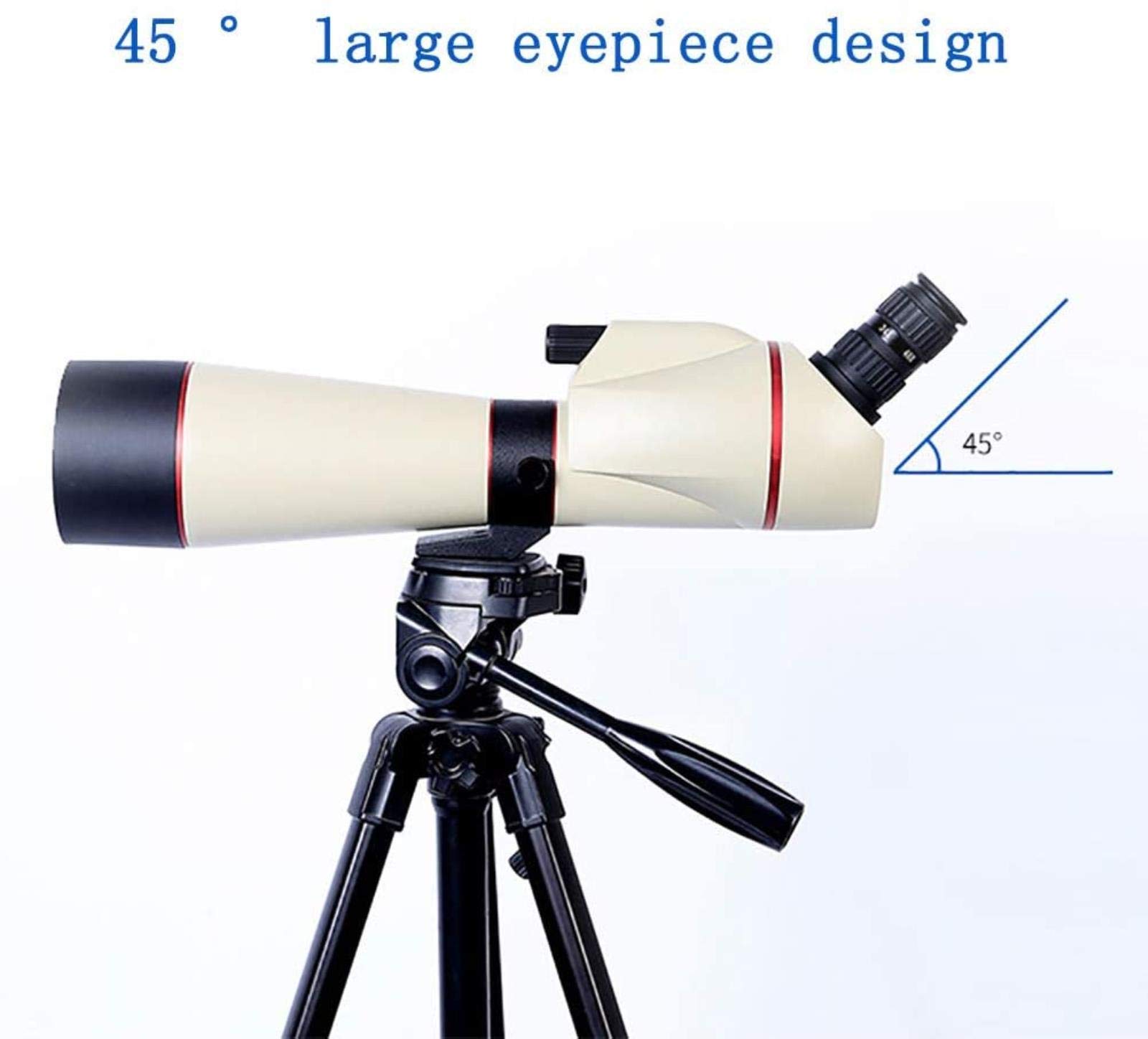 Telescopio per Bambini e Principianti, telescopio rifrattore da Viaggio da 80 mm per Astronomia, per l'osservazione della Luna, Birdwatching, Visite turistiche, per Interni/Esterni