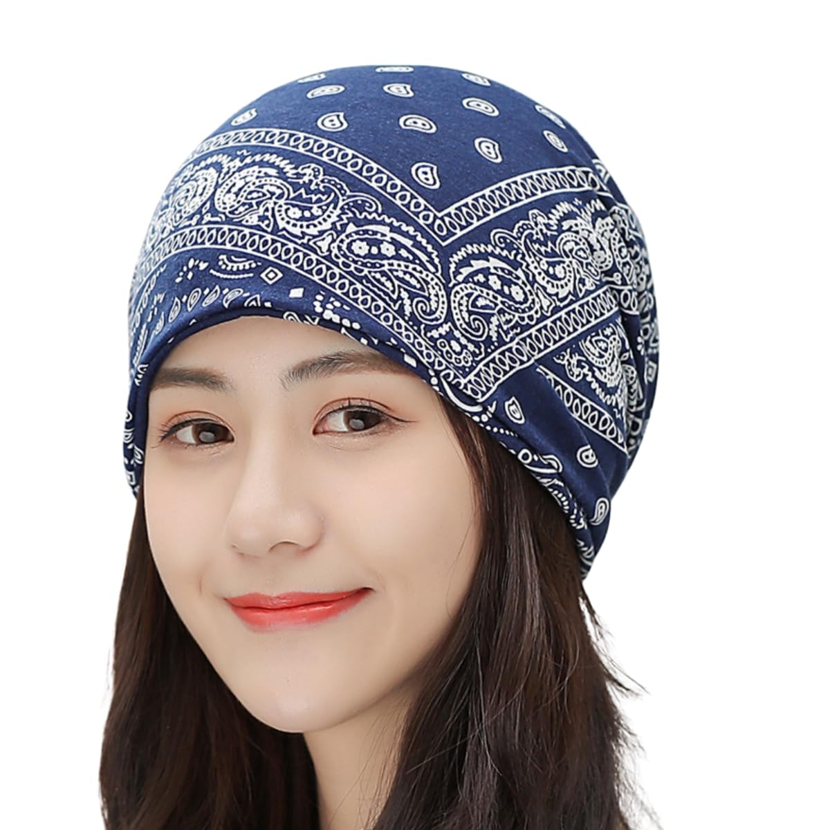 Youstylo Men's Women's Slouchy Blended Cotton Summer Winter Beanie Skull Multicolor Cap - SB3037 (Free Size)-image-29
