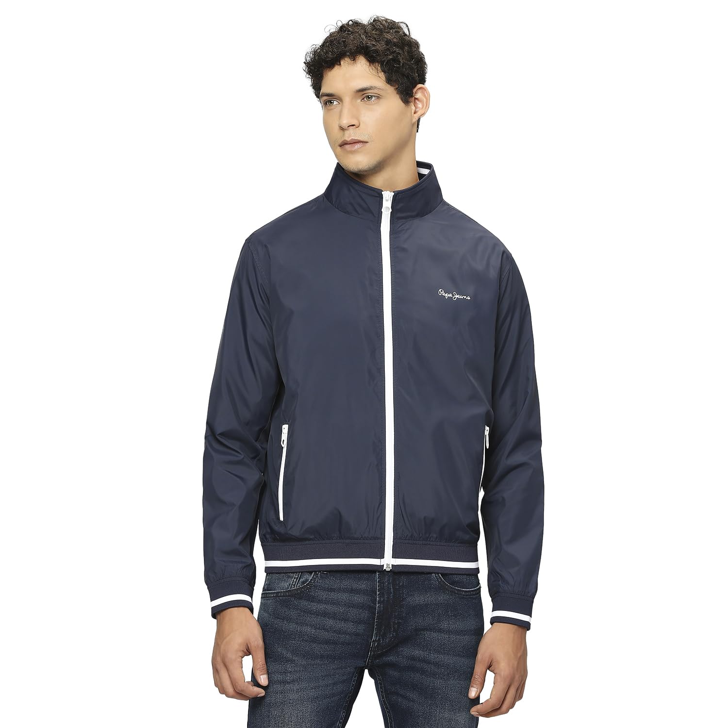 Polyester Men Standard Length Jacket