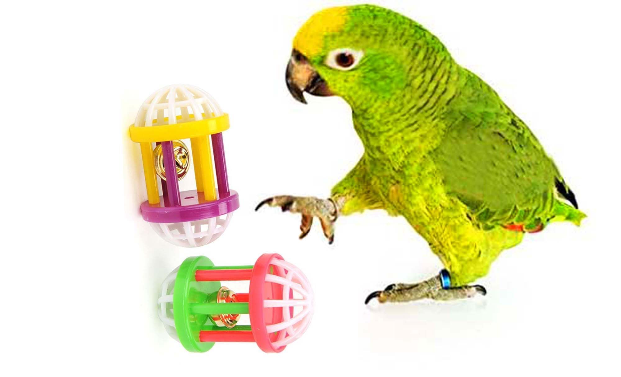 RvPaws Hollow Rolling Bell Ball Parrot Balls Toy Pet Bird Toy Parrot Chew Cage Fun Toys Parakeet Cockatiel Pet Toy for Lovebird Dog Puppy Cat- 2 Pcs Pack (B0CY9DVYHB) Amazon Price History, Amazon Price Tracker