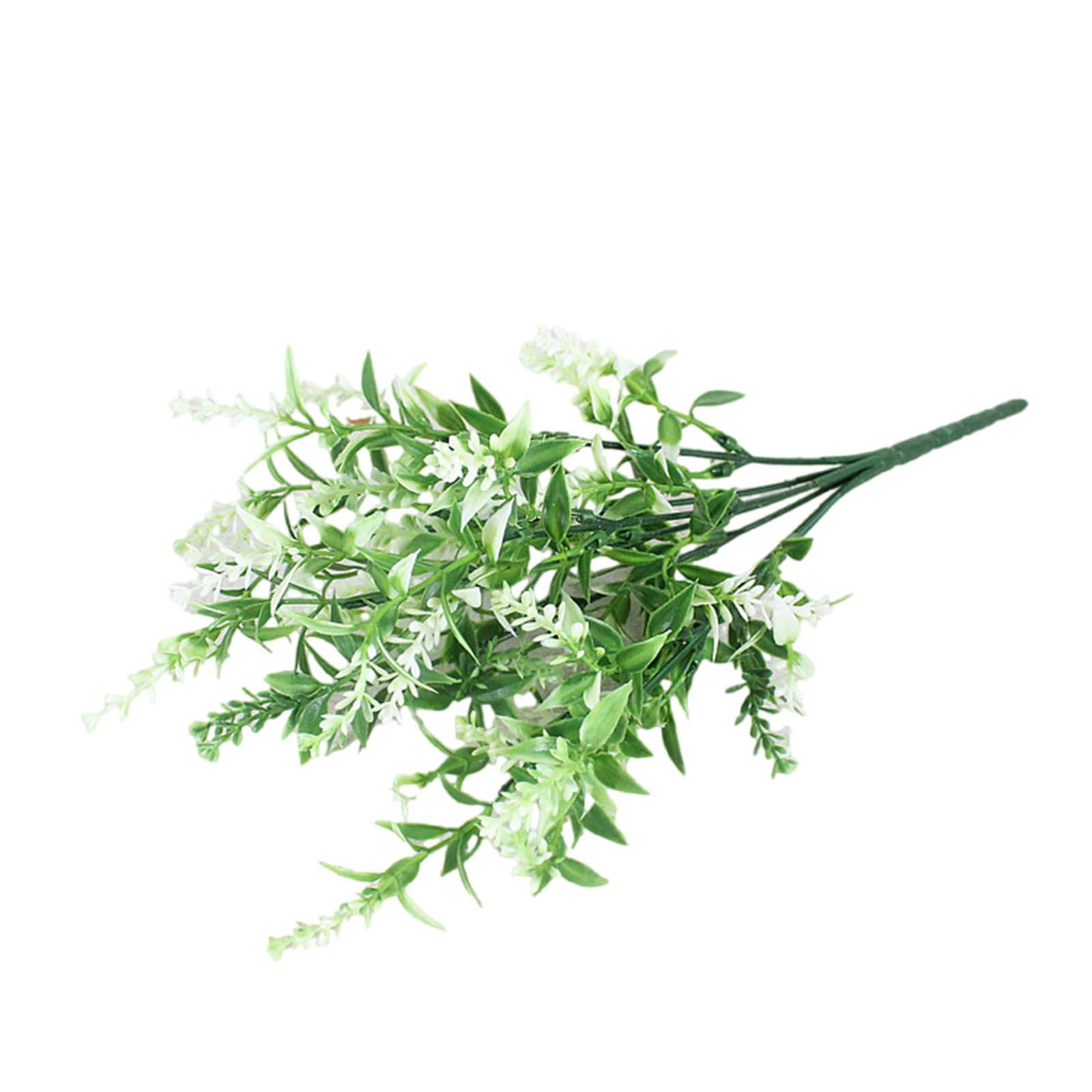 Buxuaaaa Sturdy Lavender Spikes Faux Flower Arrangement for Stylish Home and Event Decorations with Stable Color Wedding Decoration Lavender