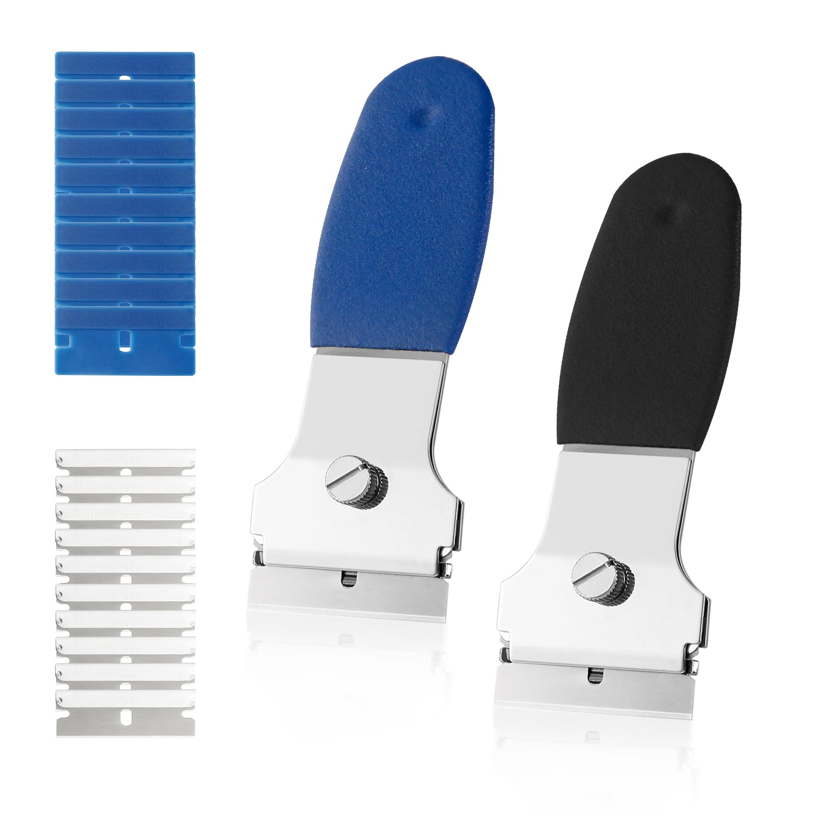 Rechabite 2 Pack Razor Blade Scraper, Multi-Purpose Cleaning Remover ...