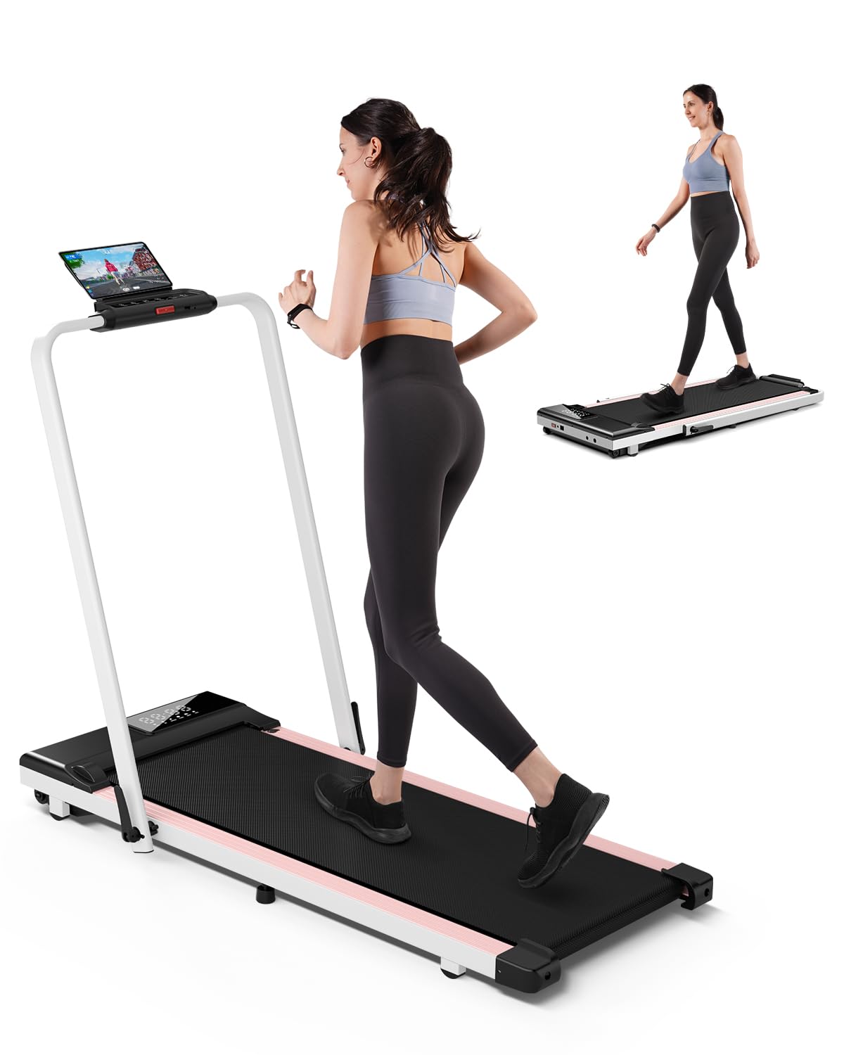 Tapis De Course Inclinable DeerRun – 6% De Pente, Appli Connectée, Coaching Social Et Multi-joueurs