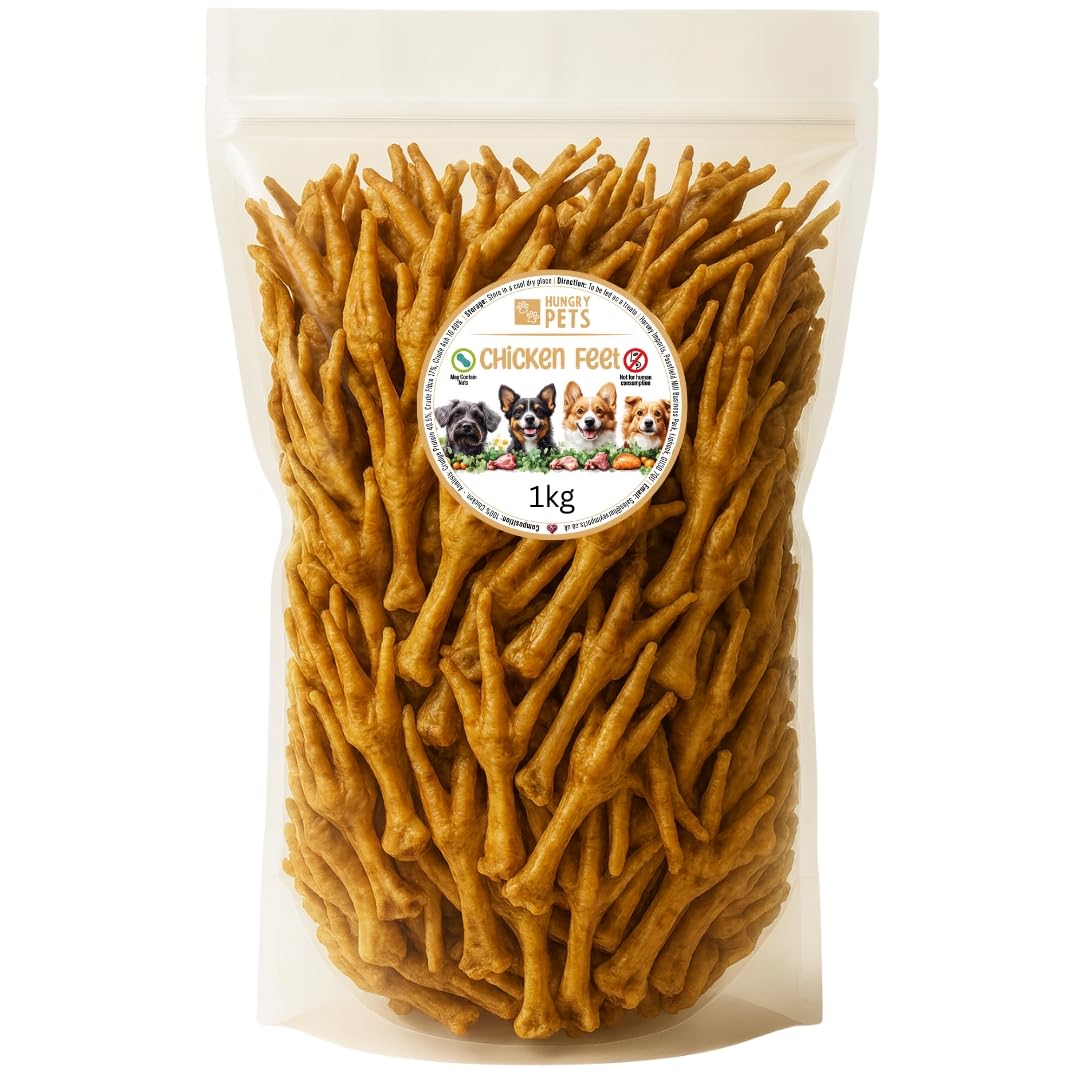 Chicken Feet, Natural Dog Treat (1kg)