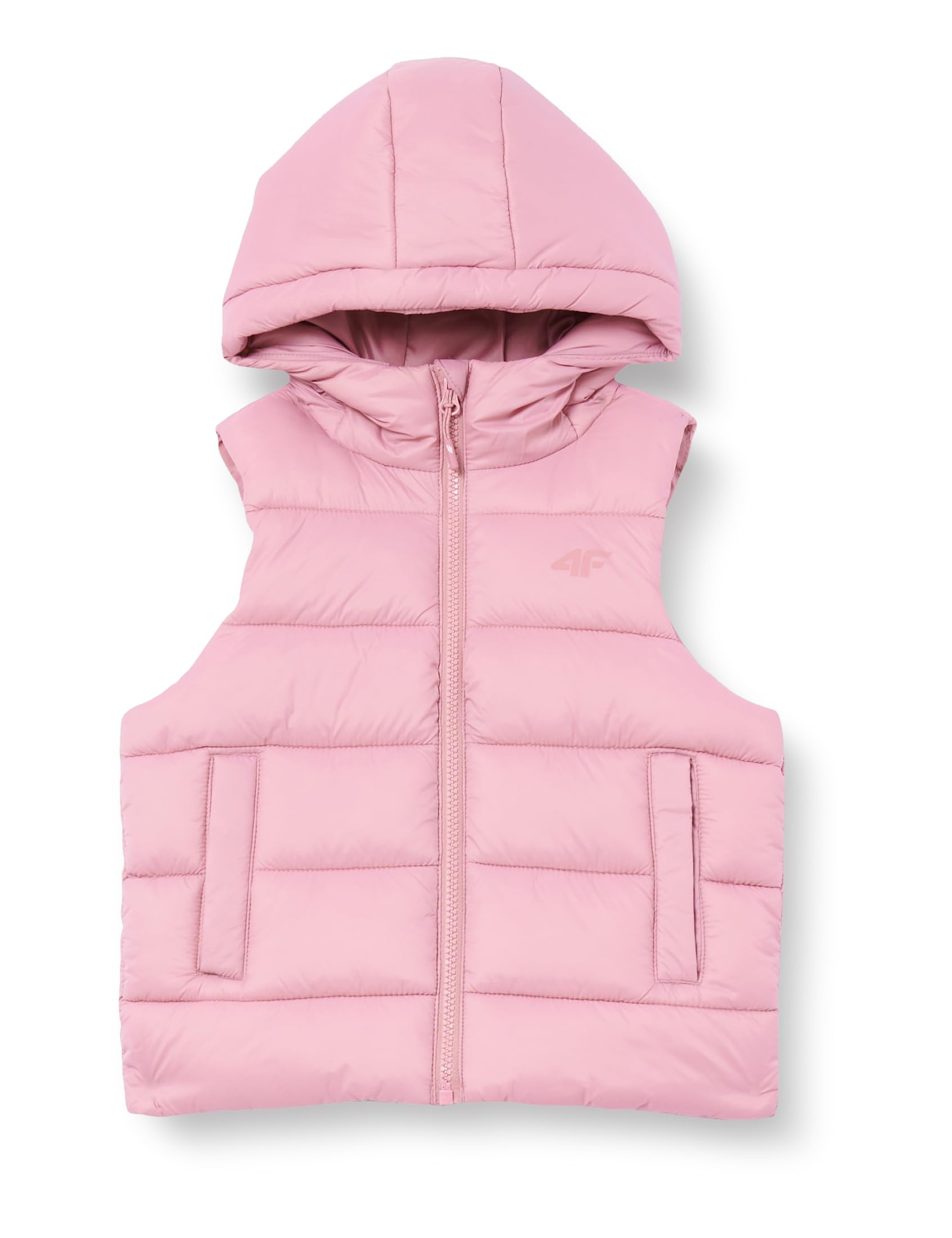4F JUNIOR VEST JACKET F007 COLOR LIGHT PINK SIZE 164 FOR WOMEN, light pink