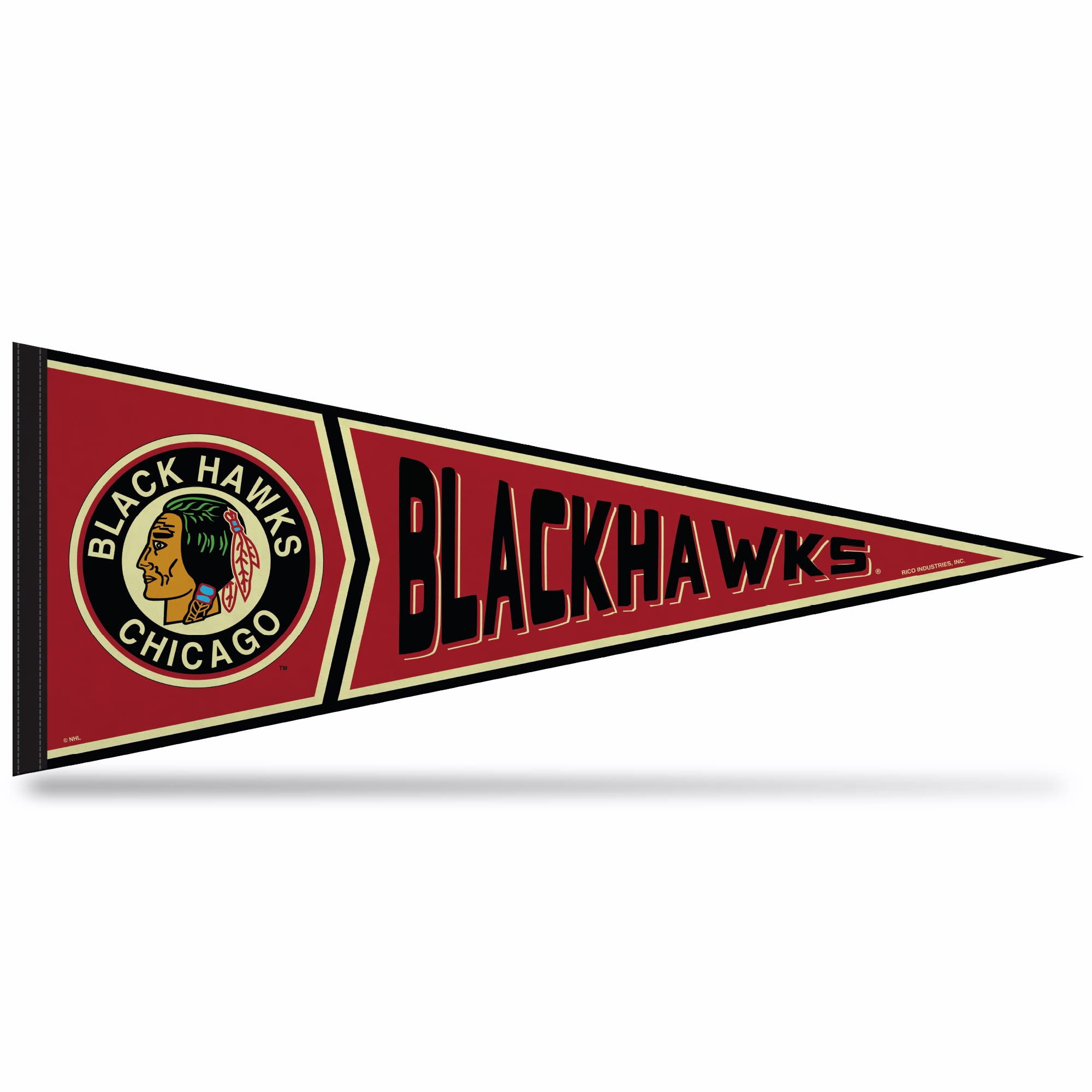 Rico Industries NHL Hockey 12" x 30" Felt Wall Décor Pennant - Great for Home/Bed Room/Man Cave Décor