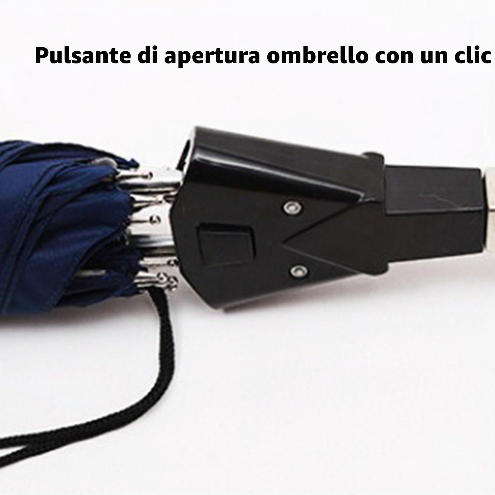 Elegante coppia di ombrelli per due persone con apertura istantanea, telaio in lega resistente per giorni