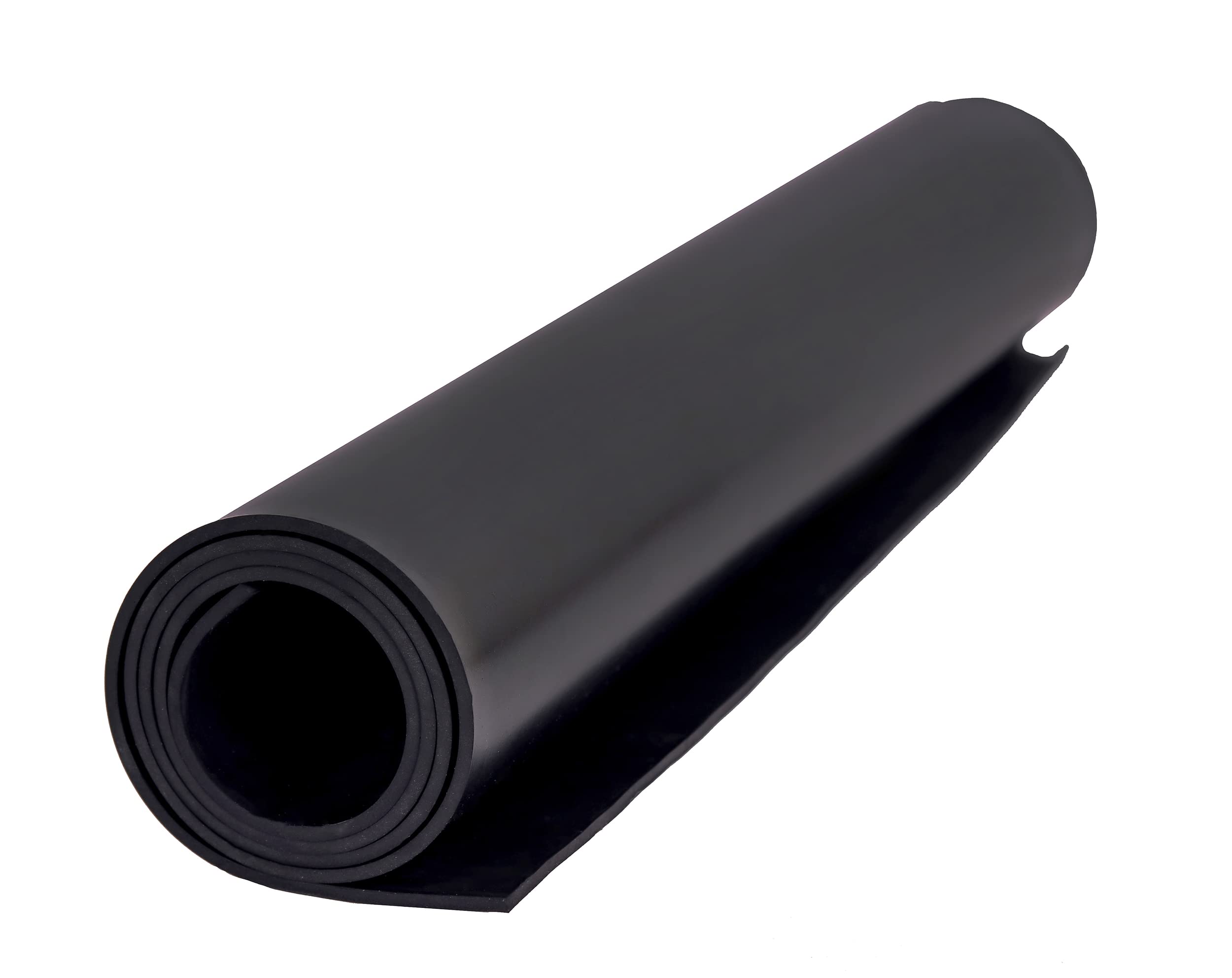Neoprene Rubber Sheet Solid Rubber Strips Roll PadInsulation for Weather Stripping, Gasket, Shield, Costume, Seal, DIY (1/8 (.125)" Thick, 17.5" Wide X 36" Long)