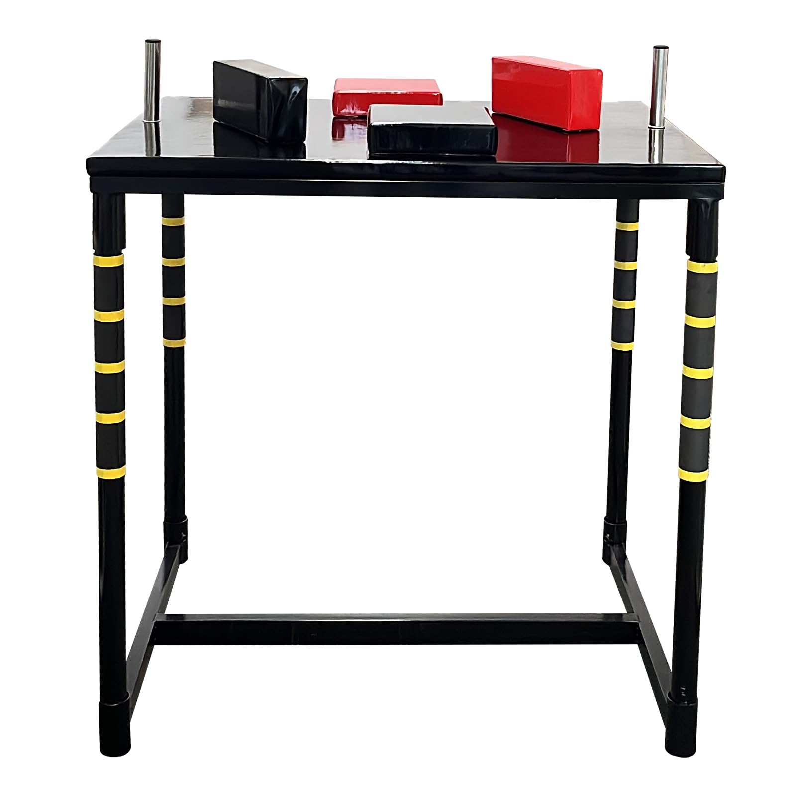Standard Arm Wrestling Battle Table, Professional Wrist Strength Training Support Plate, Arm Wrestling Table for Home Office Gym Club, Perfect for Wrist Strength Competitions and Fitness Games, Black