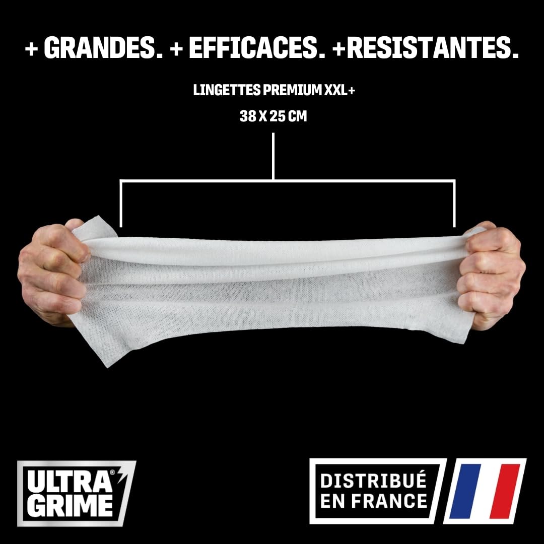 UltraGrime Pro Multi-Usages Sans Plastique | Lingettes industrielles