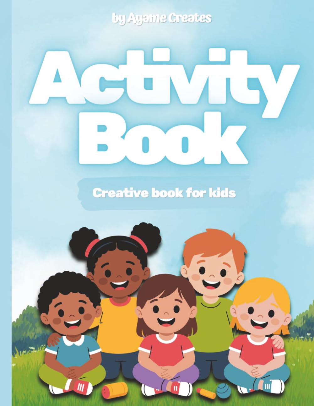 Activity Book for Kids Ages 4–6: Tracing, ABCs, Math, Coloring & Fun Puzzles with Writing Paper Pages