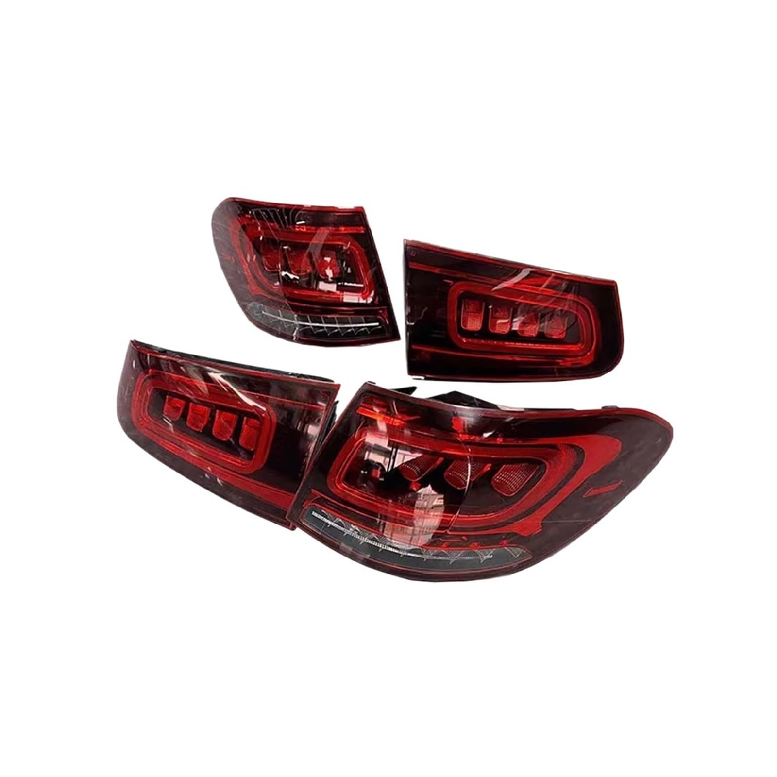 Upgrade Rock LED Tail Lights Compatible with Benz GLC GLC260 GLC300 W253 Car Automotive Parts Accessories