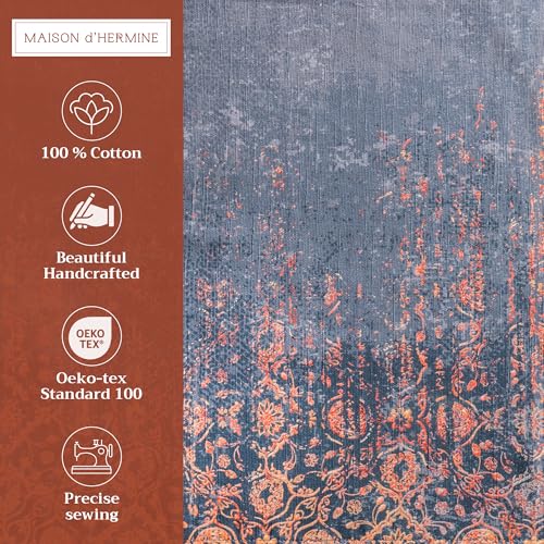 Maison D'hermine Imperfection Set Di 4 Tovagliette 100% Cotone, Per Tavolo Da Pranzo, Cucina, Matrimonio, Uso Quotidiano, Cene, Ringraziamento/Natale (33Cm X 48Cm) - 2